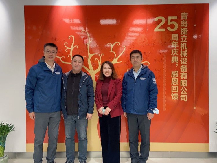 坦能集團(tuán)中國區(qū)總經(jīng)理走訪青島捷立機(jī)械：共謀發(fā)展，共創(chuàng)輝煌